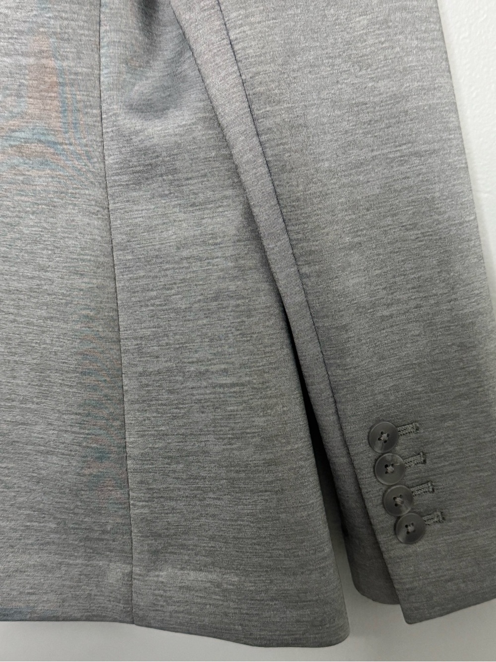 Express Gray Single-Button Blazer - Picture 10 of 10